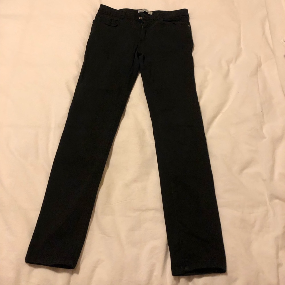Zara Basic Denim Black Jeans Size 8